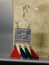 Load image into Gallery viewer, Necklace &amp; Earrings Set: Colors &amp; Stones